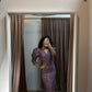Vestido malva