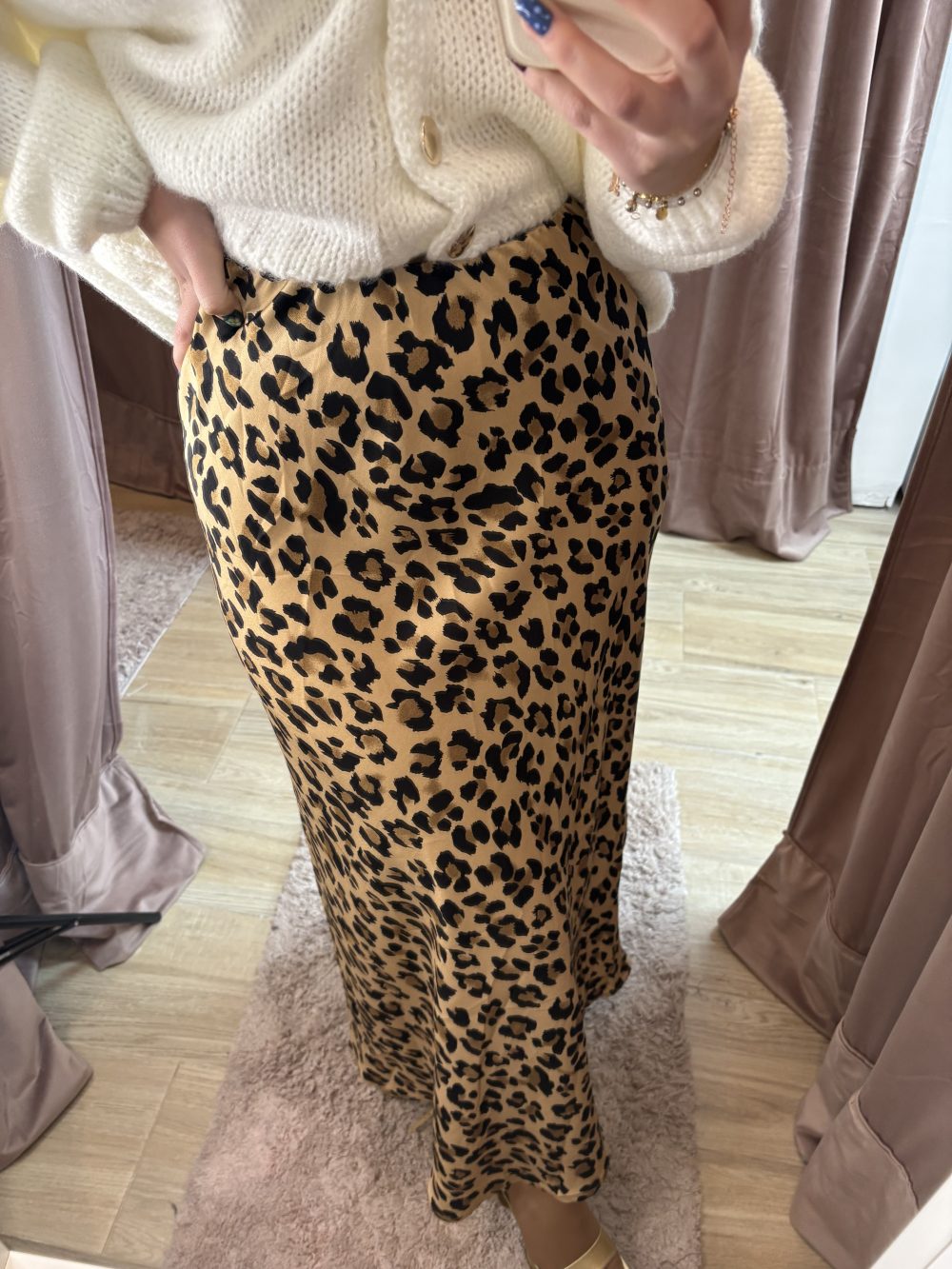 Falda animal print