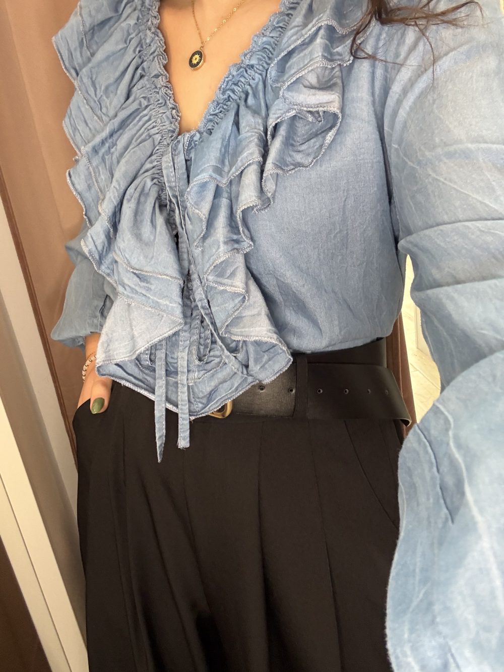 Camisa Escote Pico