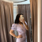 Vestido Manga Abullonada