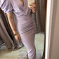 Vestido Manga Abullonada