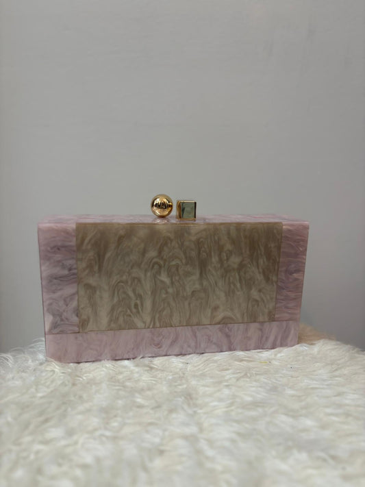 Clutch Perla Rosa