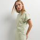 Vestido midi frunces