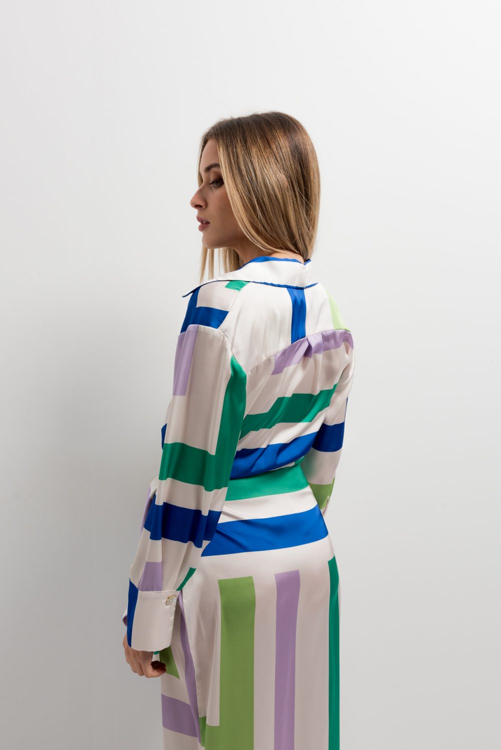 Vestido midi estampado