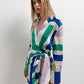 Vestido midi estampado