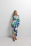 Vestido midi estampado