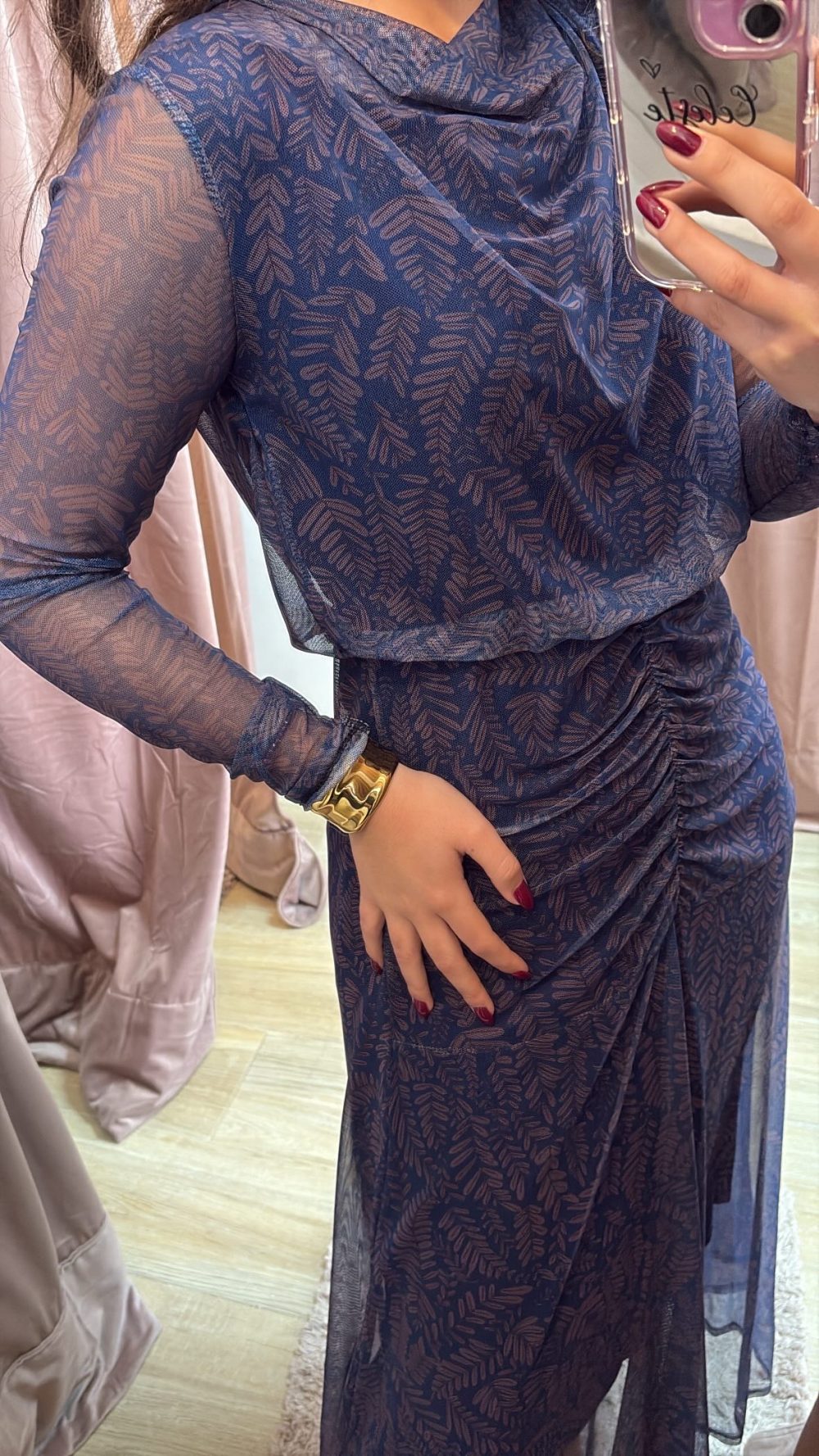 Vestido drapeado