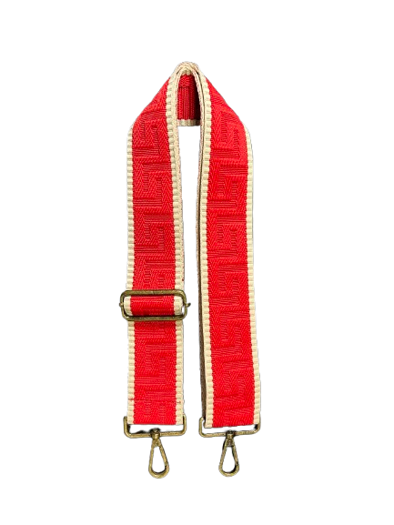 Correa Geométrica Roja