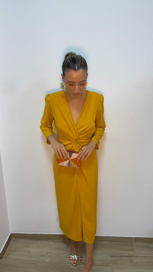 Vestido Mostaza
